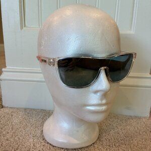 NWOT Tifosi Sizzle Avant Clear Frame - Smoke Tint with Blue Mirror Sunglasses